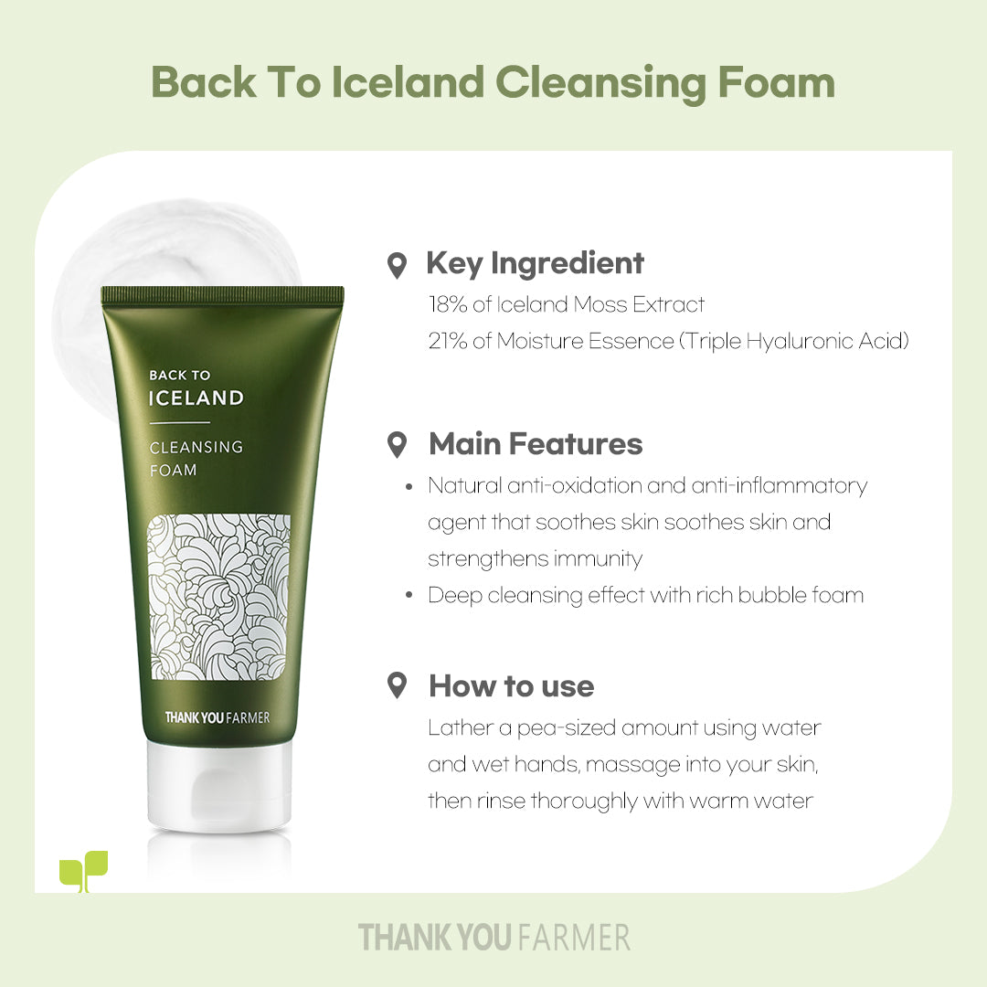 Back To Iceland Cleansing Foam