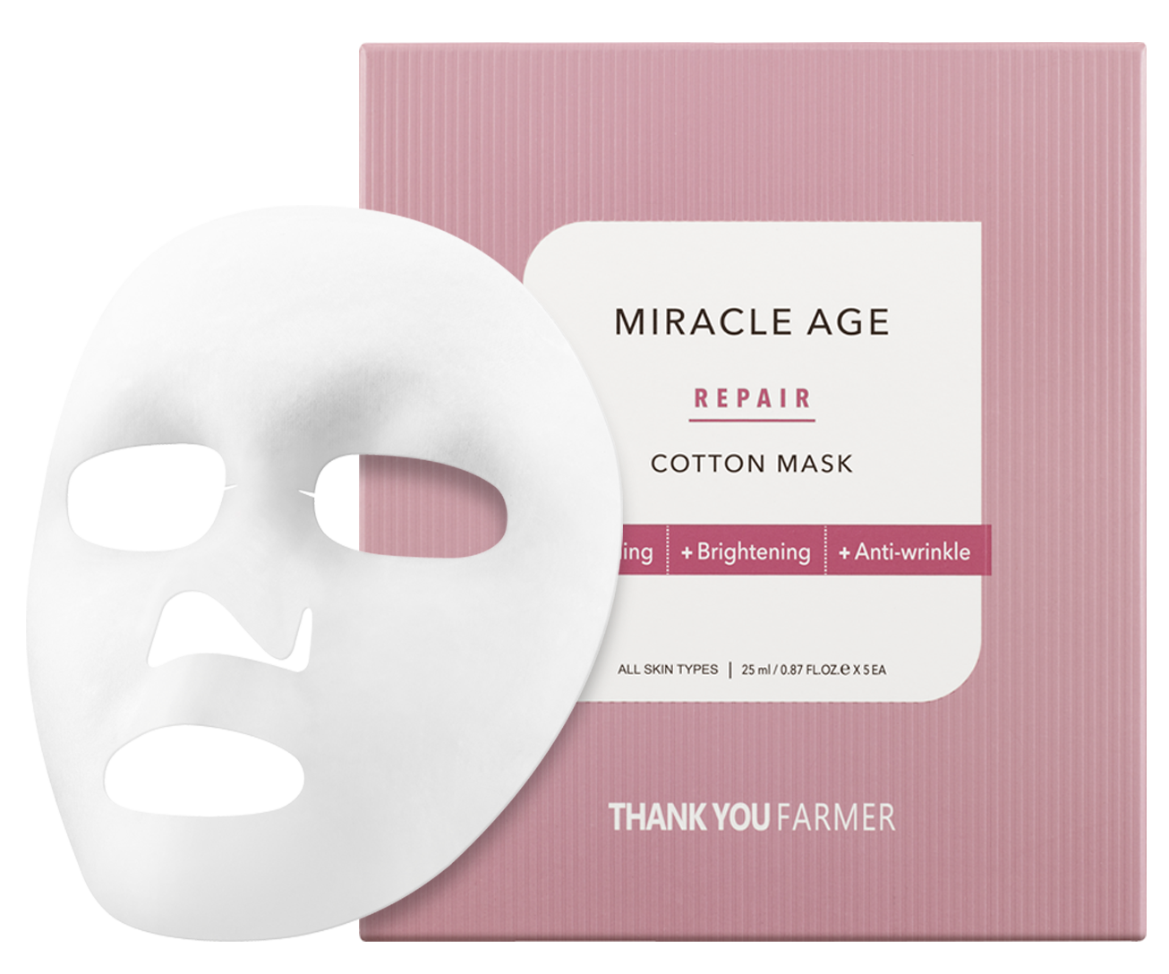 Miracle Age Repair Cotton Mask 5 pcs